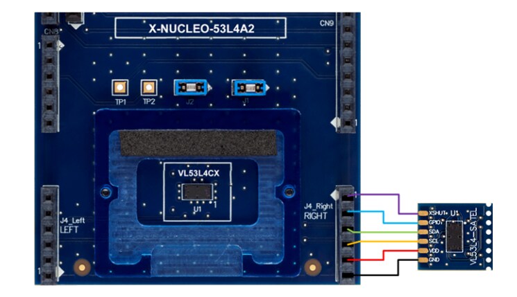 STMicroelectronics X-NUCLEO-53L4A2擴充板